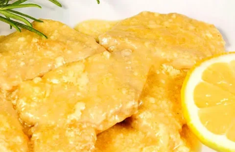 Scaloppine all’olio al limone