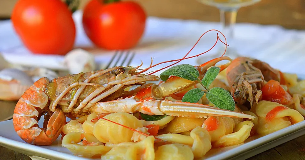 Orecchiette agli scampi