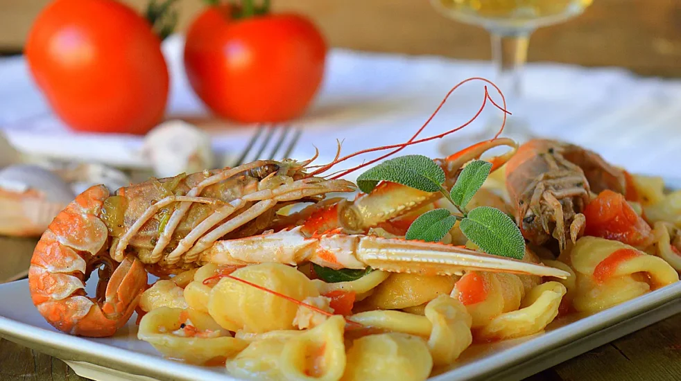 Orecchiette agli scampi